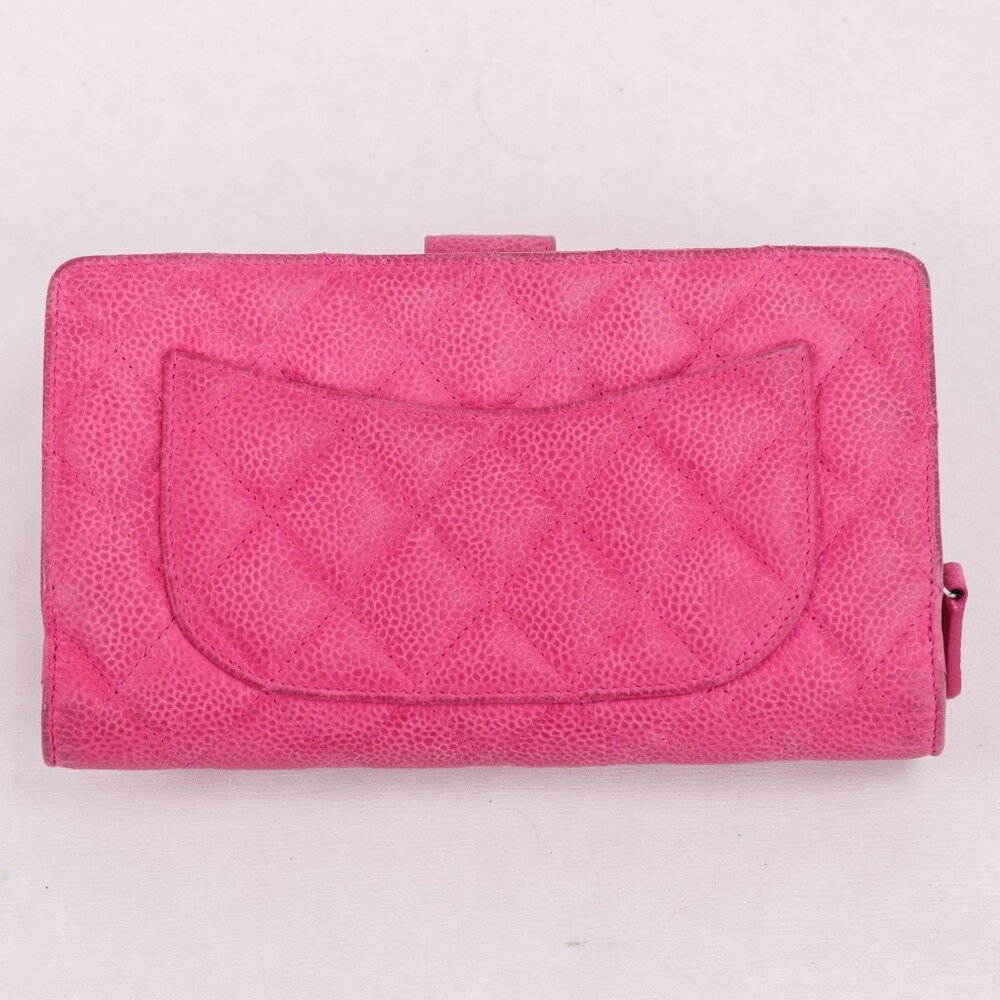 Authentic Chanel Matelasse Pink Caviar Wallet - Picture 4 of 16
